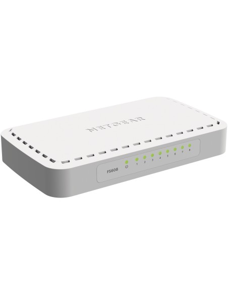 Netgear FS608-400PES - Switch de red Ethernet con 8 puertos, color blanco FS608-400PES kiwiku.com