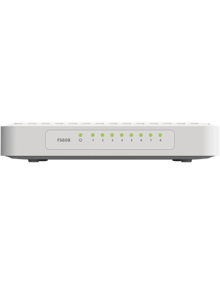 Netgear FS608-400PES - Switch de red Ethernet con 8 puertos, color blanco FS608-400PES kiwiku.com