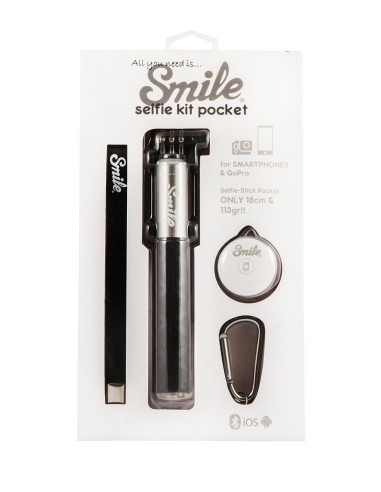 Smile Smile Style - Kit Selfie Pocket, color negro SMI16303 kiwiku.com