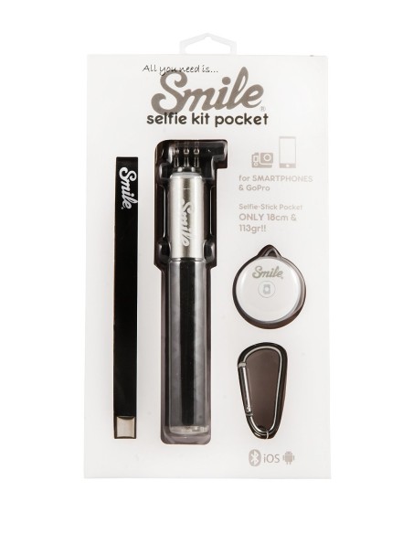 Smile Smile Style - Kit Selfie Pocket, color negro SMI16303 kiwiku.com