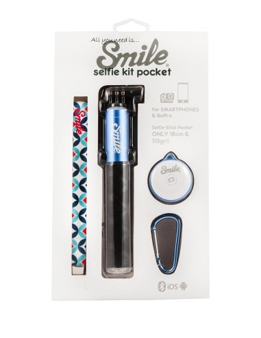 Smile Mod Style - Kit Selfie Pocket, color azul SMI16304 kiwiku.com