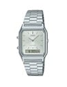 Casio Aq-230a-7amqyes - Reloj Analógico Mujer Acero Inoxidable Cuarzo Plateado