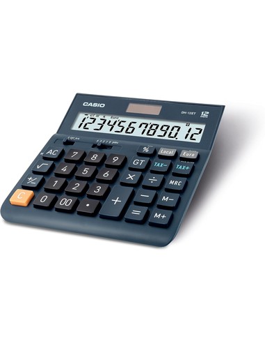 CASIO DH-12ET Calculadora Sobremesa 12 Digitos LCD Impuestos Solar
