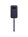 Apple Funda Integral de Piel Con Magsafe - Funda para Iphone 12 Pro Max Violeta Profundo