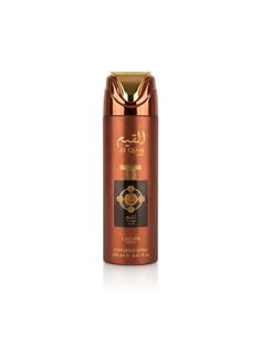 Lattafa Al Qiam Gold - Desodorante Corporal Unisex Amaderado Resinoso - 200 Ml Spray