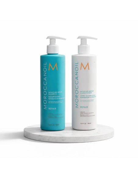 Moroccanoil Moisture Repair Champu & Acondicionador Duo 2x500ml Cabello Seco y Dañado