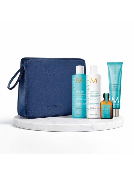 Moroccanoil Set Luminous Wonders Hydrating Shampoo 250ml + Hydrating Conditioner 250ml + Treatment 25ml + Hand Cream 100ml