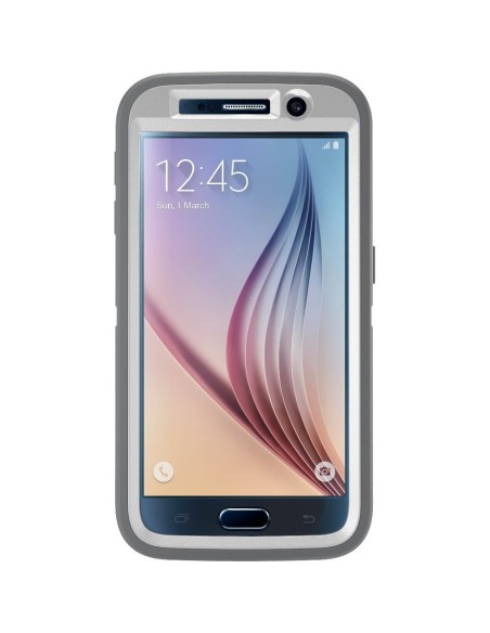 OtterBox Defender - Funda para Samsung Galaxy S6, color blanco 77-51349 kiwiku.com