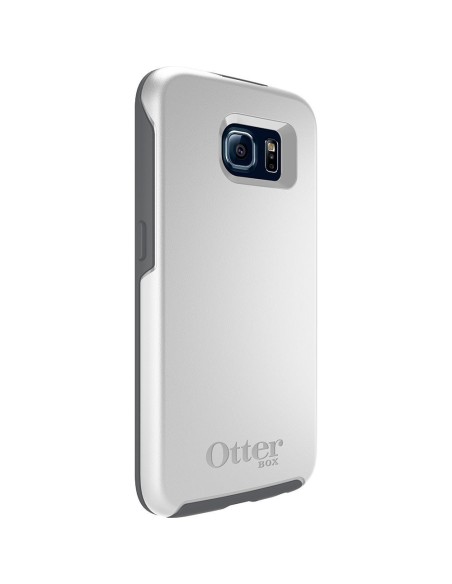 OtterBox Symmetry - Funda para Samsung Galaxy S6, color blanco 77-51361 kiwiku.com