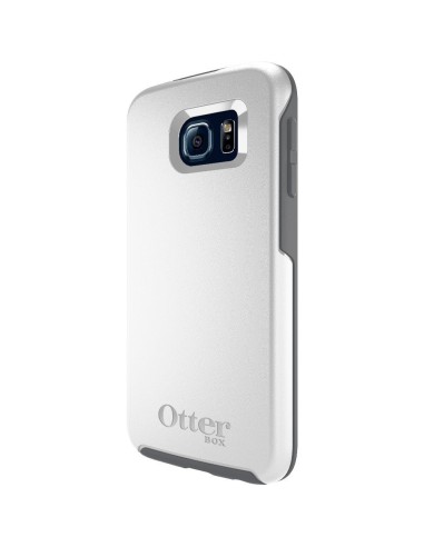OtterBox Symmetry - Funda para Samsung Galaxy S6, color blanco 77-51361 kiwiku.com