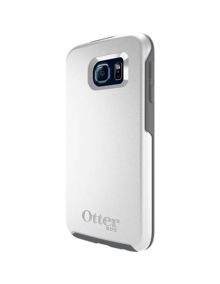 OtterBox Symmetry - Funda para Samsung Galaxy S6, color blanco 77-51361 kiwiku.com