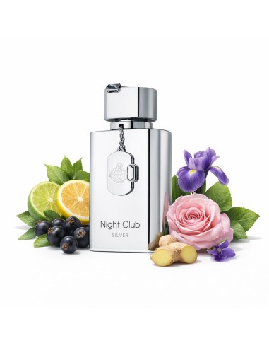 Fragrance World Night Club Silver Eau de Parfum Unisex 100 Ml