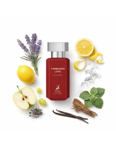 Maison Alhambra Forbidden Love Unisex Eau de Parfum 30 Ml - Fragancia Aromática Dulce Con Notas de Limón y Vainilla