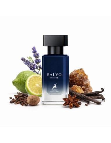 Maison Alhambra Salvo Intense - Perfume Arabe Masculino Aromatico - Eau de Parfum 30 Ml Vaporizador