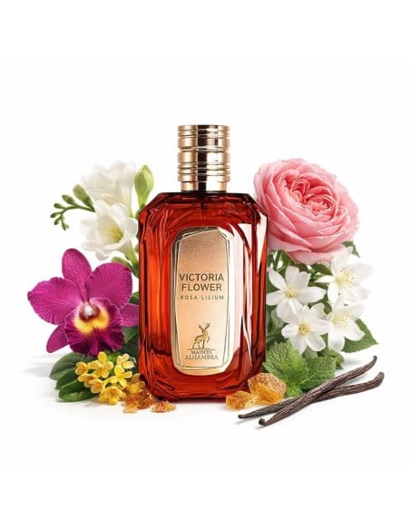 Maison Alhambra Victoria Flower Rosa Lilium Eau de Parfum para Mujer 100 Ml