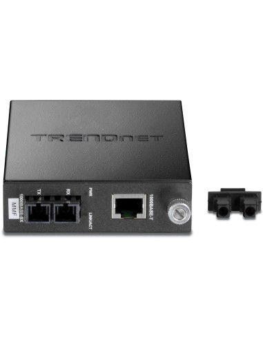 Trendnet TFC-1000MSC, convertidor de fibra multimodo de 1000Base-T a 1000Base-SX con conector tipo-S TFC-1000MSC kiwiku.com