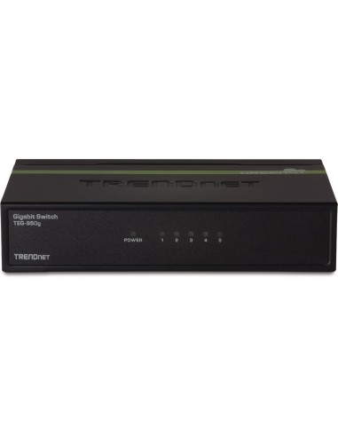 TRENDnet GREENnet TEG-S50G - Switch Gigabit de 5 puertos, negro TEG-S50G kiwiku.com