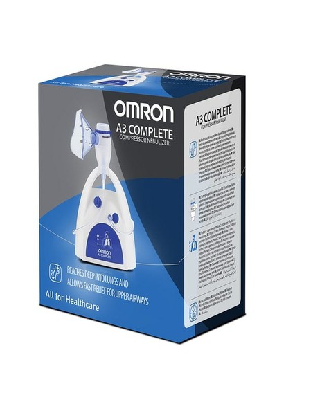 OMRON NE-C300-E Nebulizador Compresor Infantil - Azul/Blanco