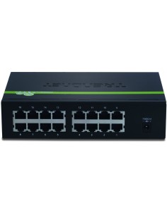 Trendnet 16-Port 10/100Mbps GREENnet Switch - Switch de red  TE100-S16EG kiwiku.com 2