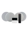 Fonestar Ks-wall 4 Ampli de Pared Con 4 Altavoces Bluetooth Usb Fm Aux - Sistema de Sonido para Hogar y Comercio