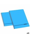 Enri Cuaderno Espiral Oficina 80 Hojas 4x4 Tapas Blandas 4º Azul - Cuaderno 10 Ud