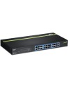 Trendnet greennet teg-s24g - switch gigabit de 24 puertos, negro