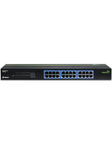 TRENDnet GREENnet TEG-S24G - Switch Gigabit de 24 puertos, negro TEG-S24G kiwiku.com
