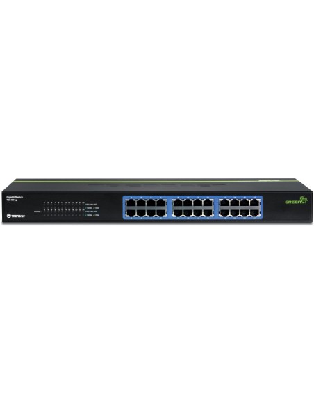 TRENDnet GREENnet TEG-S24G - Switch Gigabit de 24 puertos, negro TEG-S24G kiwiku.com