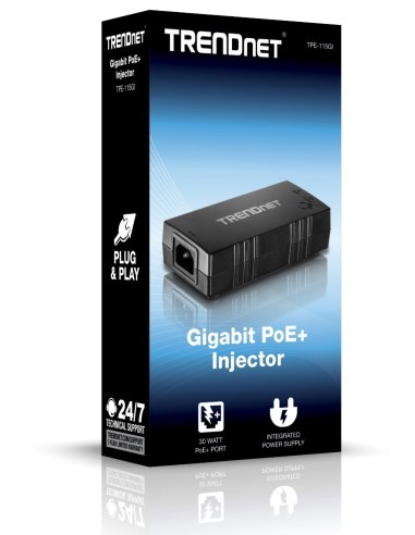 TRENDnet TPE-115GI - Inyector PoE, Gigabit TPE-115GI kiwiku.com