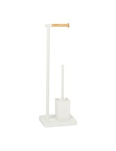 andrea_house_portarrollos_de_papel_higiénico_con_soporte_para_escobilla_-_accesorio_de_baño_metal_blanco_8435304880973_oferta