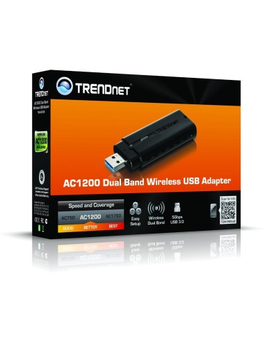 Trendnet TEW-805UB - Adaptador de red USB, negro TEW-805UB kiwiku.com