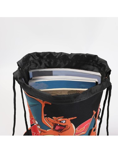 CYP BRANDS Mochila Saco Charmander Pokemon - Merchandising Oficial