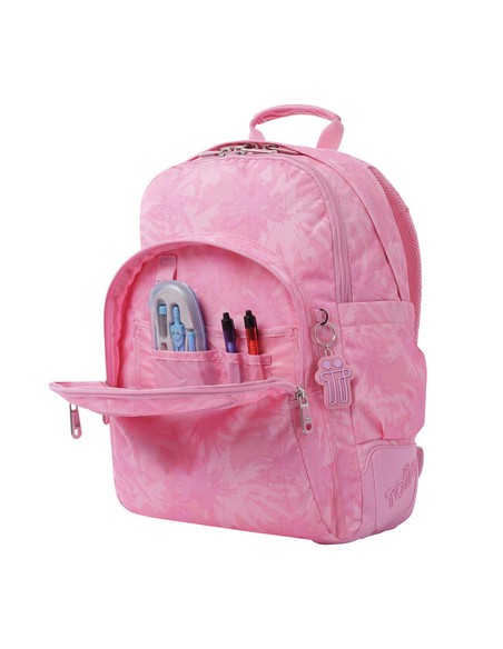 TOTTO Mochila Escolar Crayoles Rosa 20 Litros - Ma04eco029-2210n-8ie