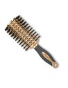Top Choice Cepillo Redondo para Peinar el Cabello 46 mm - Cepillo de Pelo Profesional - Negro y Dorado
