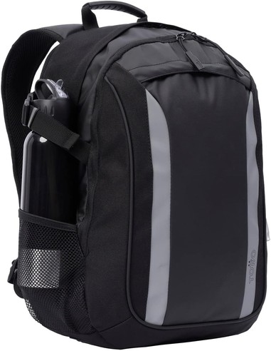 TOTTO Ma04bik001 Mochila Informal Negro Gris Lienzo Tela - Kiwiku