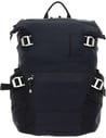 Piquadro Pq-m Mochila Grande Modular en Tejido Reciclado Antiviral - Mochila Portatil Negro 41 Cm