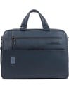 Piquadro Akron Laptop Bag Schultertasche Laptoptasche Ca5108ao - Bolso Portatil Hombre Cuero 15.6 Pulgadas - Azul