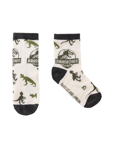 CERDA Calcetines Jurassic Park 3 Piezas Infantil 23/26 - Pack Calcetines Niños