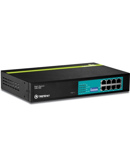 TrendNET 8-port 30W 10/100Mbps PoE+ Switch, TPE-T80 TPE-T80 kiwiku.com