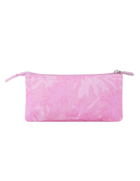 TOTTO Estuche Escolar Suave Poliéster Rosa AC52ECO012 - Estuche Escolar Unisex