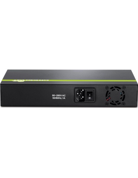 Conmutador Ethernet TRENDnet TPE-T80H 8 - 8 x PoE+ Ports - 10/100Base-TX TPE-T80H kiwiku.com