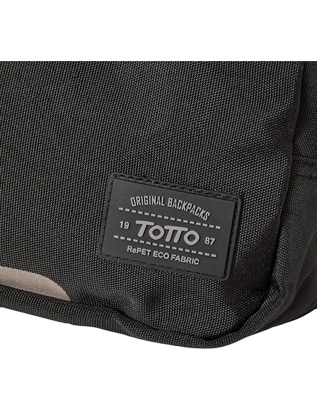 TOTTO Estuche Juvenil Eco-friendly Klass Negro - Estuche Escolar