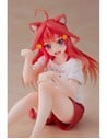 Taito Prize the Quintessential Quintuplets Estatua Pvc Desktop Itsuki Nakano Newley Written Cat Roomwear Ver.
