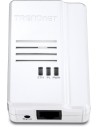 Adaptador de red línea eléctrica - trendnet tpl-408e2k - 1 x red (rj-45) - 600 mbps