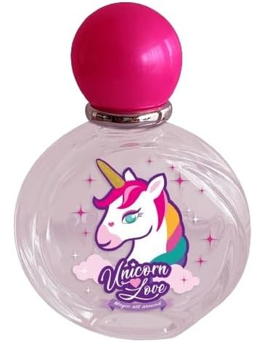 CARTOON Unicorn Love - Perfume Infantil Femenino Floral Frutal Eau de Toilette 50 ml Estuche