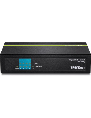Conmutador Ethernet TRENDnet TPE-TG50g 5 - 1 x Network (RJ-45) Ports - 4 x PoE+ TPE-TG50G kiwiku.com