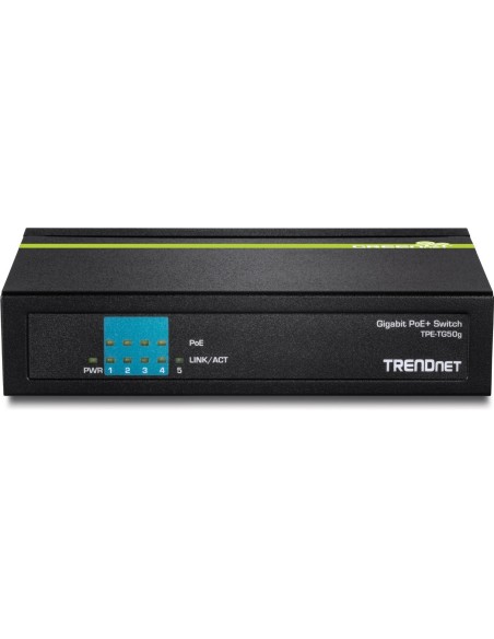 Conmutador Ethernet TRENDnet TPE-TG50g 5 - 1 x Network (RJ-45) Ports - 4 x PoE+ TPE-TG50G kiwiku.com