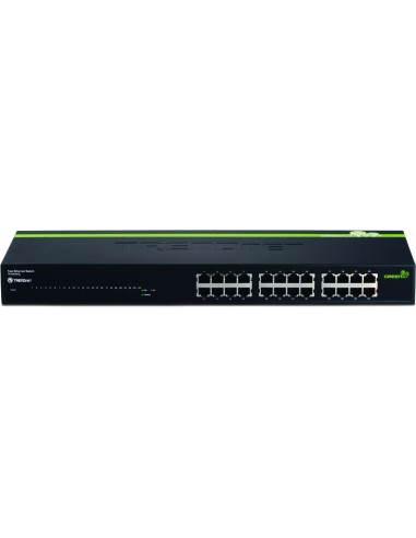 Conmutador Ethernet TRENDnet TE100-S24g 24 - 24 x Network (RJ-45) Ports - 10/100Base-TX TE100-S24G kiwiku.com