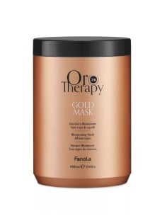 FANOLA Oro Therapy Mask Argan Oil Gold 1L Mascarilla Capilar Hidratante con Aceite de Argán