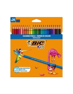 BIC Colorela Lápiz de Colores 12 Unidades Multicolor para Niños y Adultos